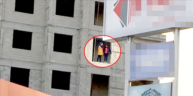 Kayseri´de 13 ve 16 yaşındaki iki kız çocuğu 4. kattan atladı 