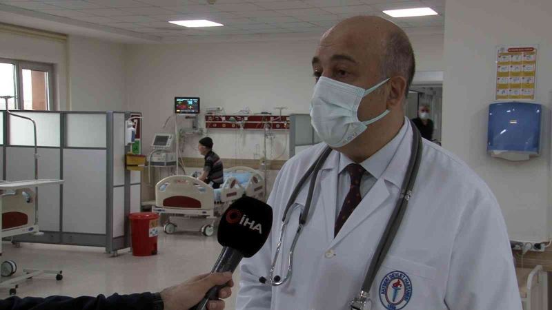 Kayseri Devlet Hastanesi’nde tedavi gören tek covid hastası kaldı
