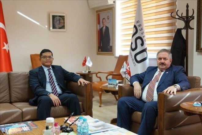 Endonezya Büyükelçiliği Ticaret Ataşesi OSB´yi Zİyaret Etti
