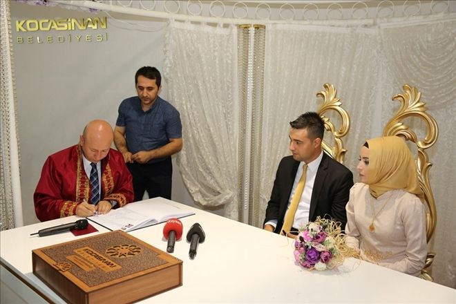 Kocasinan´da 3 bin çift ´Evet´ dedi