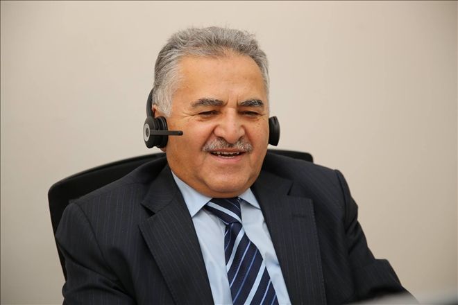 Başkan telefonun ucunda
