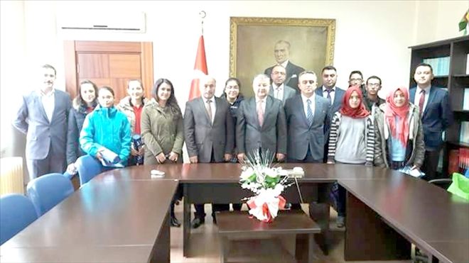Öğrenciler Kaymakam Duru´yu ziyaret etti