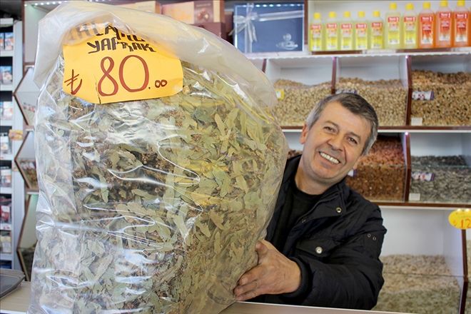 Havalar soğudu, ıhlamur satışları arttı