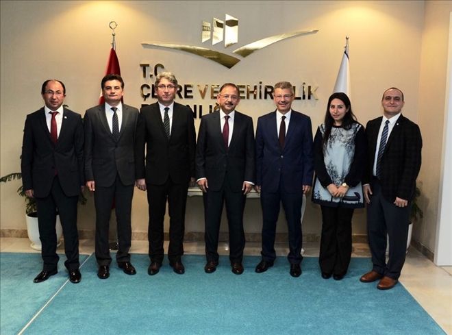 Kansere Karşı Derneği Bakan Özhaseki´yi ziyaret etti 