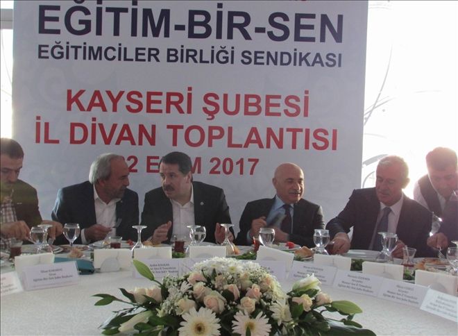 Eğitim Bir Sen Kayseri İl Divan Toplantısı yapıldı 