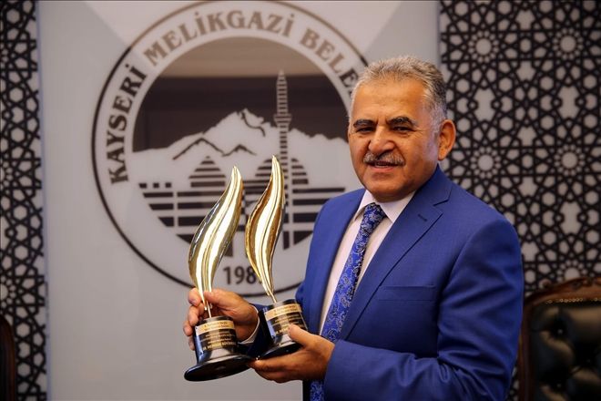 İki ödül alan tek ilçe Melikgazi Belediyesi oldu 