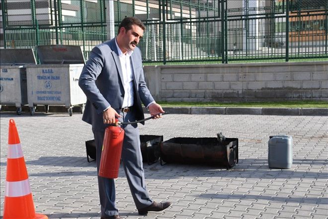 KAYSERİ OSB´DE ACİL DURUM, TAHLİYE VE YANGIN TATBİKATI