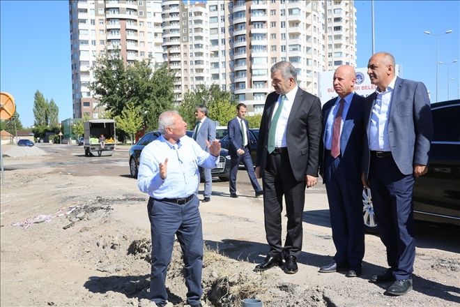 Büyükşehir´de yol çalışmaları devam ediyor