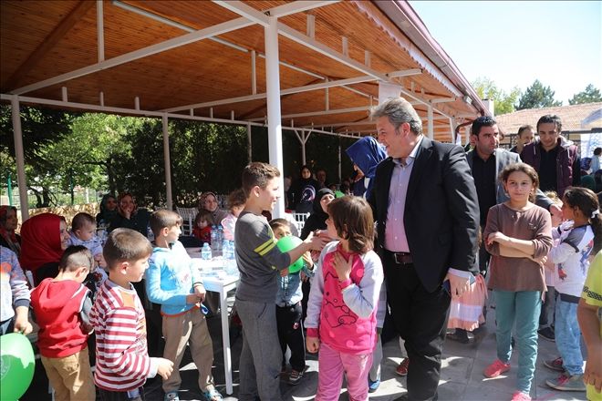 Başkan palancıoğlu çocuklarla biraraya geldi 