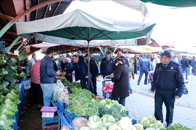 Talas Zabıtasından yaka kameralı şeffaf denetim 