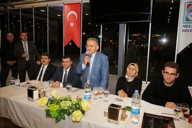Melikgazi´deki emekli personele veda yemeği 