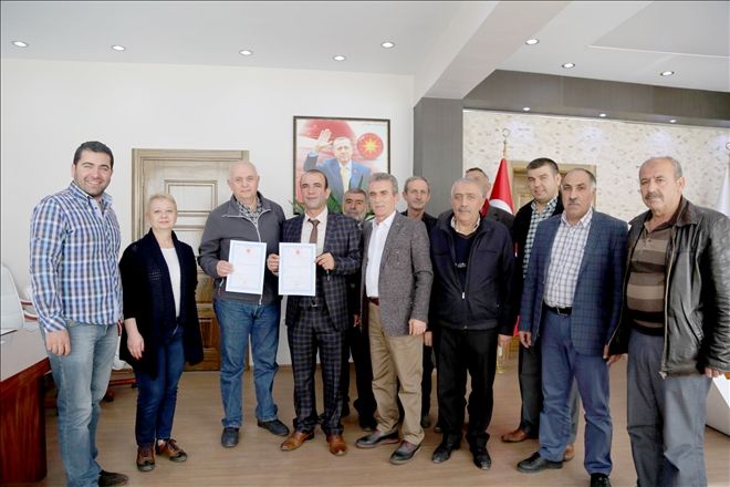 Yeni Sanayi Sitesinin tapusu alındı 