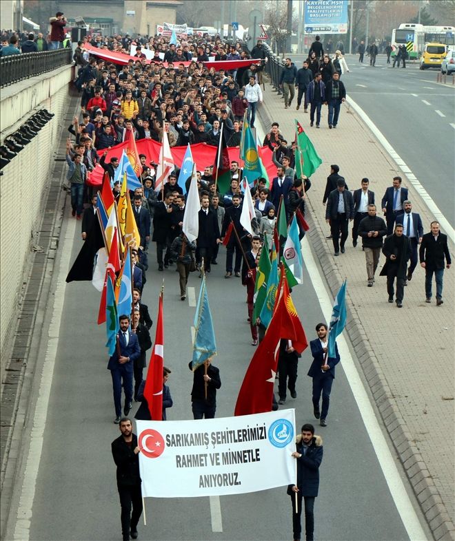 SARIKAMIŞ ŞEHİTLERİ ANILDI