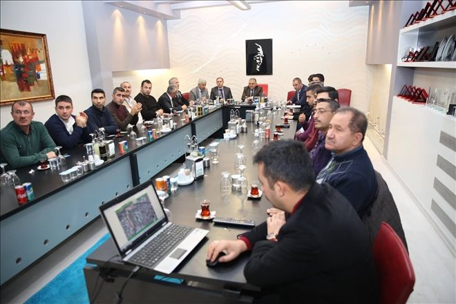 Melikgazi´de 2018 yılı Kentsel Dönüşümde Planlama ve Koordinasyon Toplantısı 