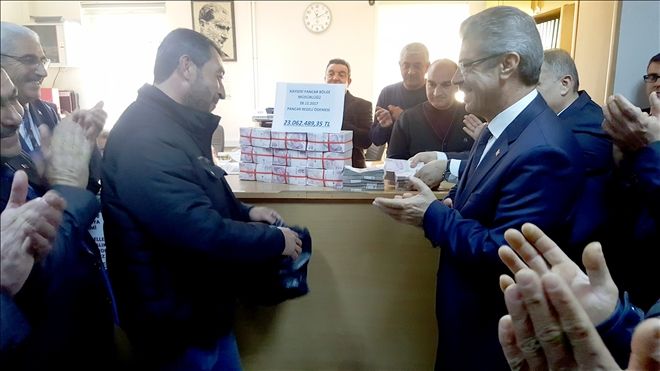 Kayseri Şeker, pancar çiftçisine 240 milyon pancar bedeli ödedi 