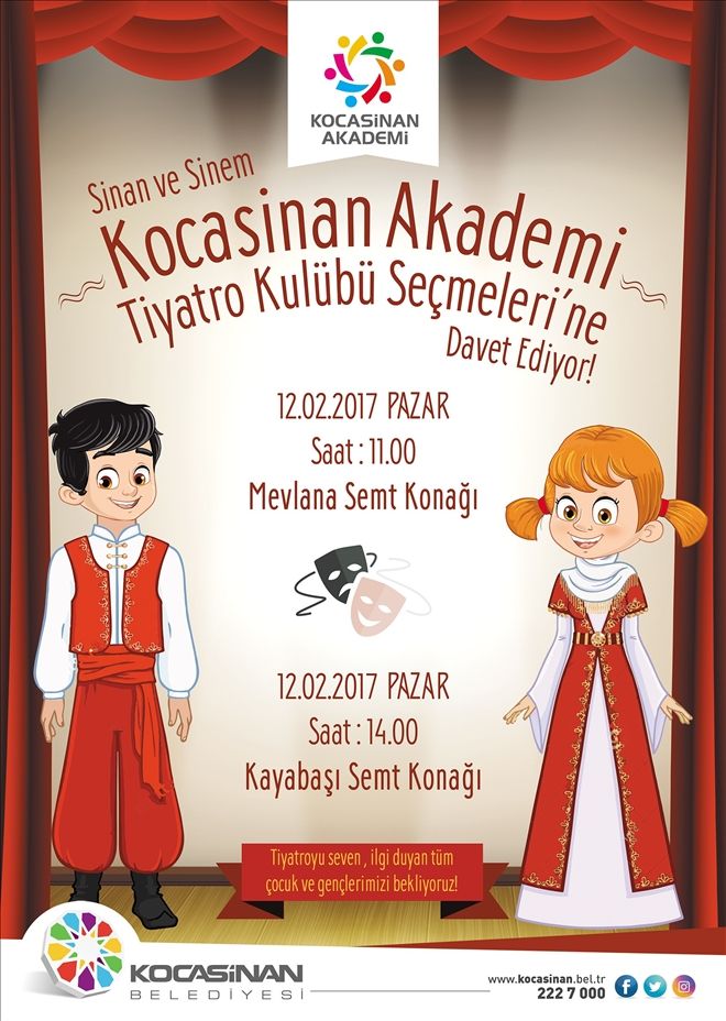 Kocasinan Akademi Tiyatro Kulübü Kuruldu