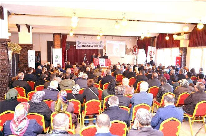 ?Tarım Köy Projesi´ konutlarında kura heyecanı yaşandı