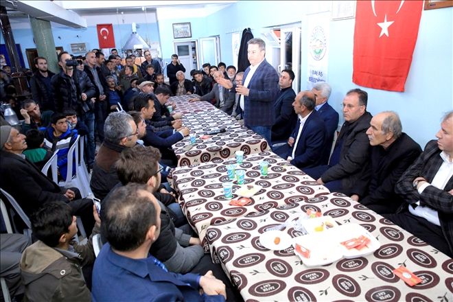 Başkan Palancıoğlu Çömlekçi Mahallesi´nde vatandaşlarla buluştu