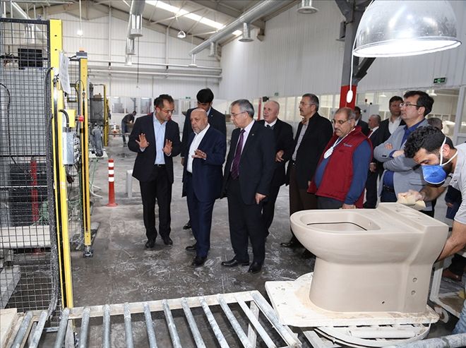 Hak-İş Genel Başkanı Mahmut Aslan´dan Turkuaz Seramik´e Ziyaret