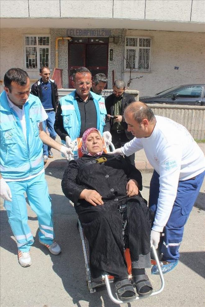 129 kişinin sandığa ulaşması sağlandı
