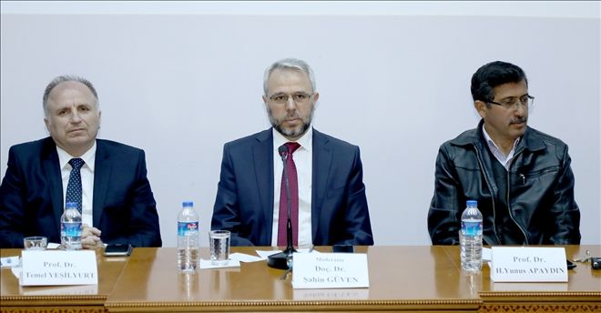 ERÜ´de ?Hz. Peygamber ve Güven Toplumu? Konulu Panel Düzenlendi