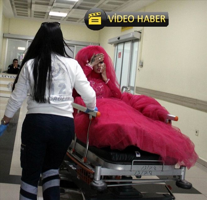 Kına gecesi yerine hastaneye gittiler