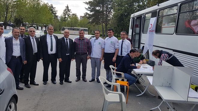 Kayseri Şeker kan bağışçıları ödüllerini aldı