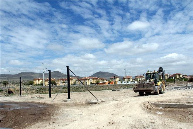 İncesu Belediyesi hayvan satış yerinin inşaatına başladı