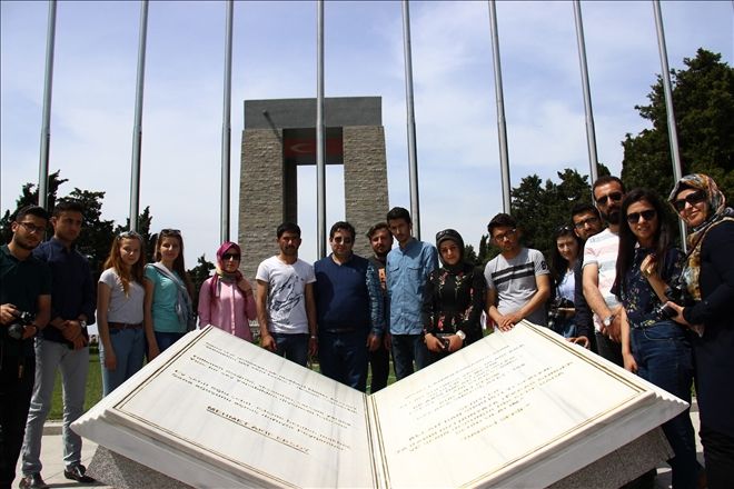 ERÜ´lü Yabancı Öğrenciler Çanakkale´ye Hayran Kaldı