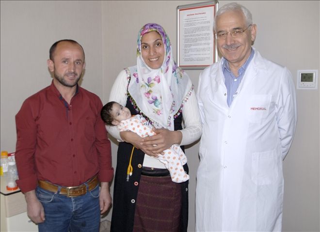 9 aylık Elifsu yeni yemek borusu ile hayata döndü