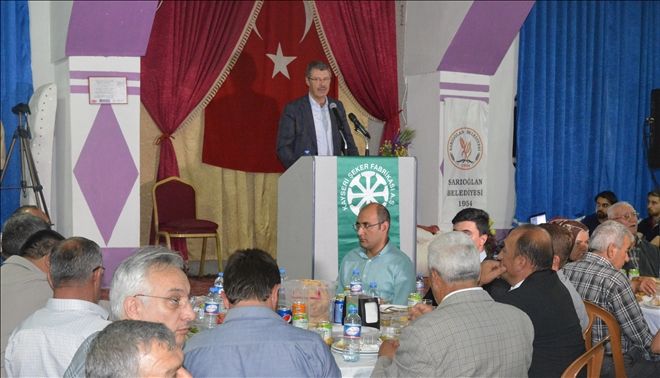 Şeker Sofrası Sarıoğlan Bölgesi çiftçileri için kuruldu