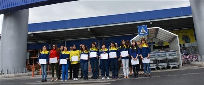 Proje kapsamında 11 kadın işbaşı yaptı
