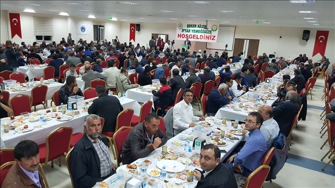Kayseri Şeker iftar sofrası Develi´de kuruldu