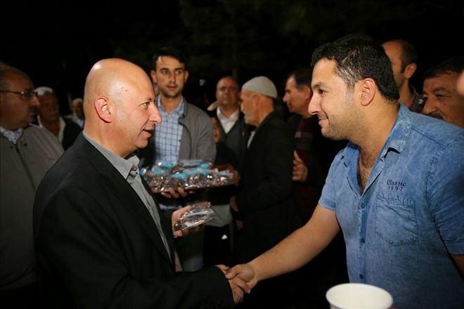 Başkan Çolakbayrakdar, Erkilet sakinleriyle birlikte