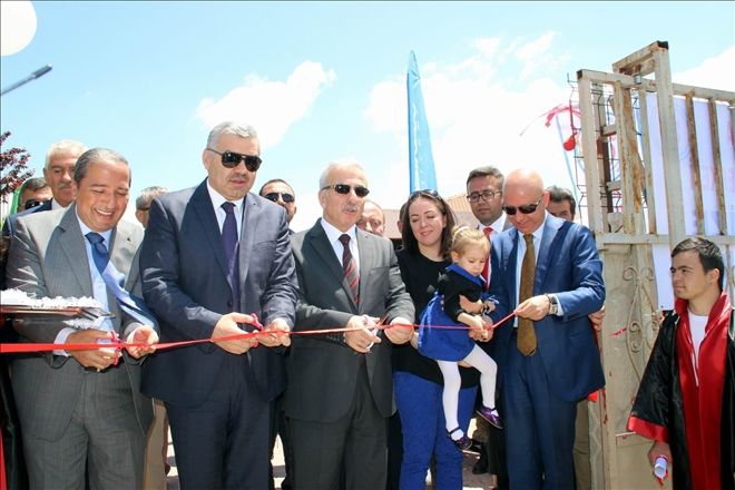 Engelli çocuklar için hobi bahçesi kuruldu 
