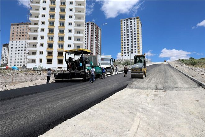 Viyadük bağlantı yoluna giden yol asfaltlandı