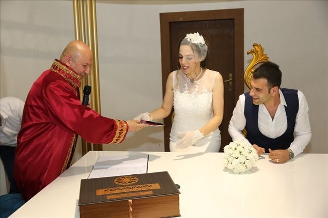 Kocasinan´da 41 çift 7.7.2017´de nikah kıydırdı