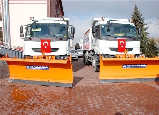 Melikgazi Belediyesi araç parkını genişletti