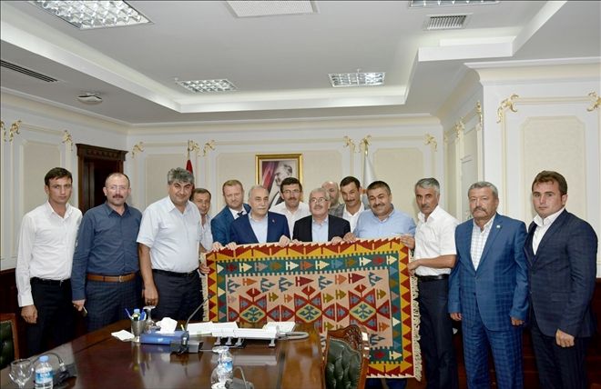 Kayseri çiftçisinin sorunları Bakanlıkta