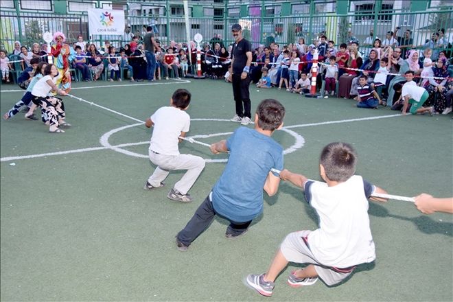 Kocasinan´ın Sokak Oyunları Şenliği Erkiletli çocukları mutlu etti