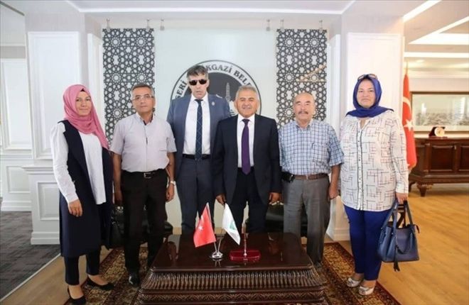 Türkiye Harp Malulü Gaziler Şehit Dul ve Yetimler Derneği´nden Melikgazi´ye ziyaret