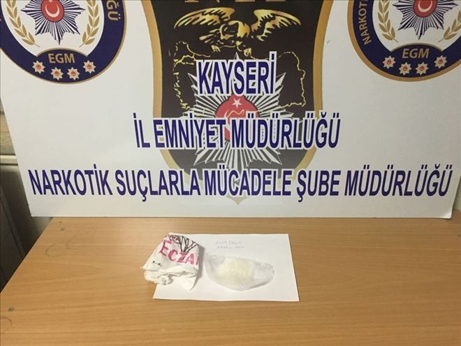 Develi´den sonra Sarız ilçesinde uyuşturucu operasyonu yapıldı