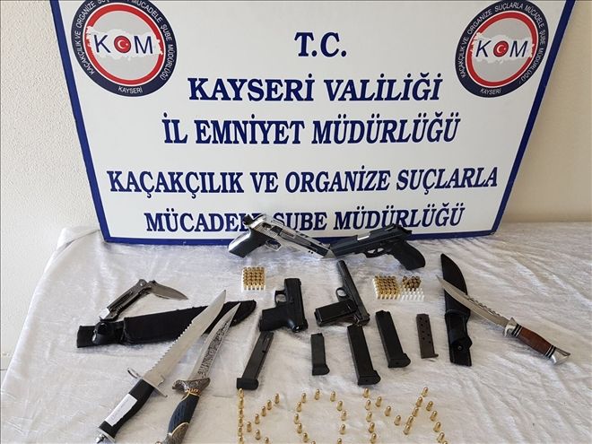 Silah operasyonu: 3 gözaltı