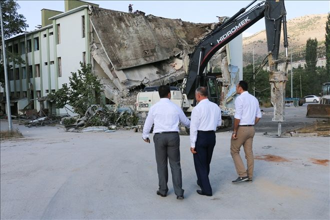 Yahyalı´da yeni hastane için çalışmalar başladı