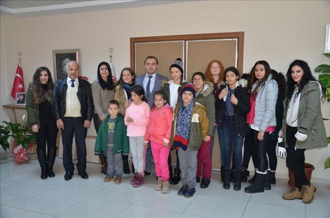 18 çocuk Antalya´dan ´İlden İle Gönülden Gönüle´ projesi ile Kayseri´ye geldi 