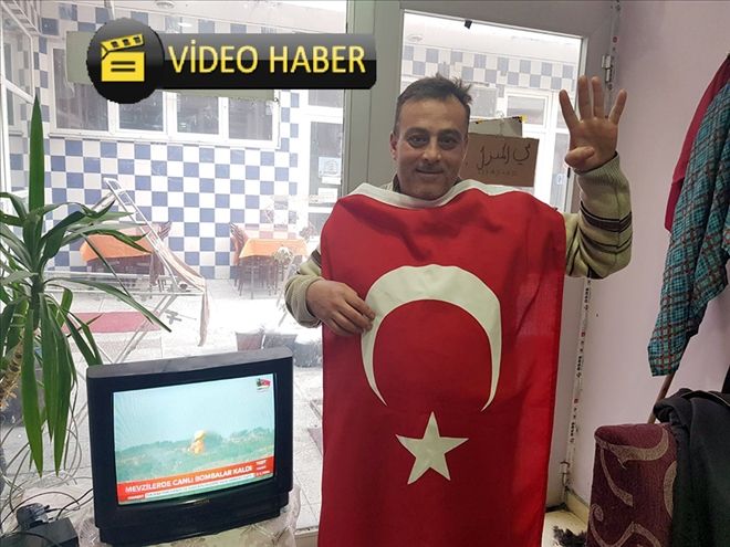 Suriyeli eski Yüzbaşıdan Zeytin Dalı Harekatı´na destek 