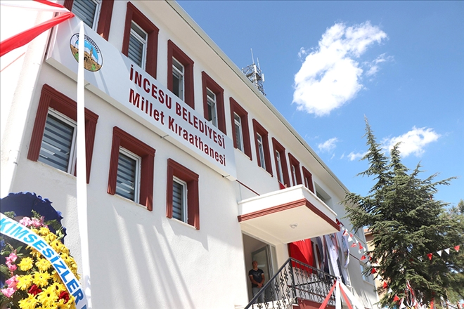 İncesu´da Millet Kıraathanesi açıldı 