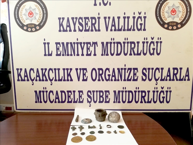Tarihi eser kaçakçıları kıskıvrak yakalandı 