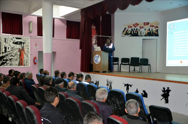 Pınarbaşı´nda öğrenci servis şoförleri bilgilendirildi 