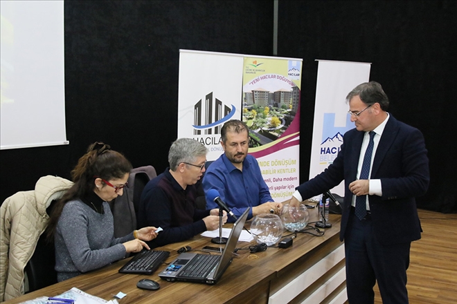 Hacılar Kentsel Dönüşüm´de kuralar çekildi 